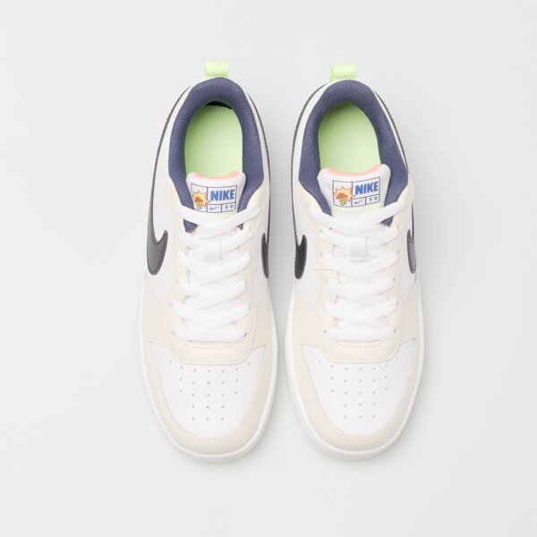 Buty dziecięce NIKE COURT BOROUGH LOW 2 SE (GS) fb1394-101 kolor biały