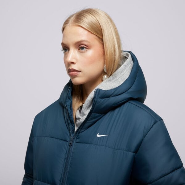 Kurtka zimowa damska NIKE PŁASZCZ W NSW TF SNFL NK CLSC PRKA fz5903-478 kolor niebieski