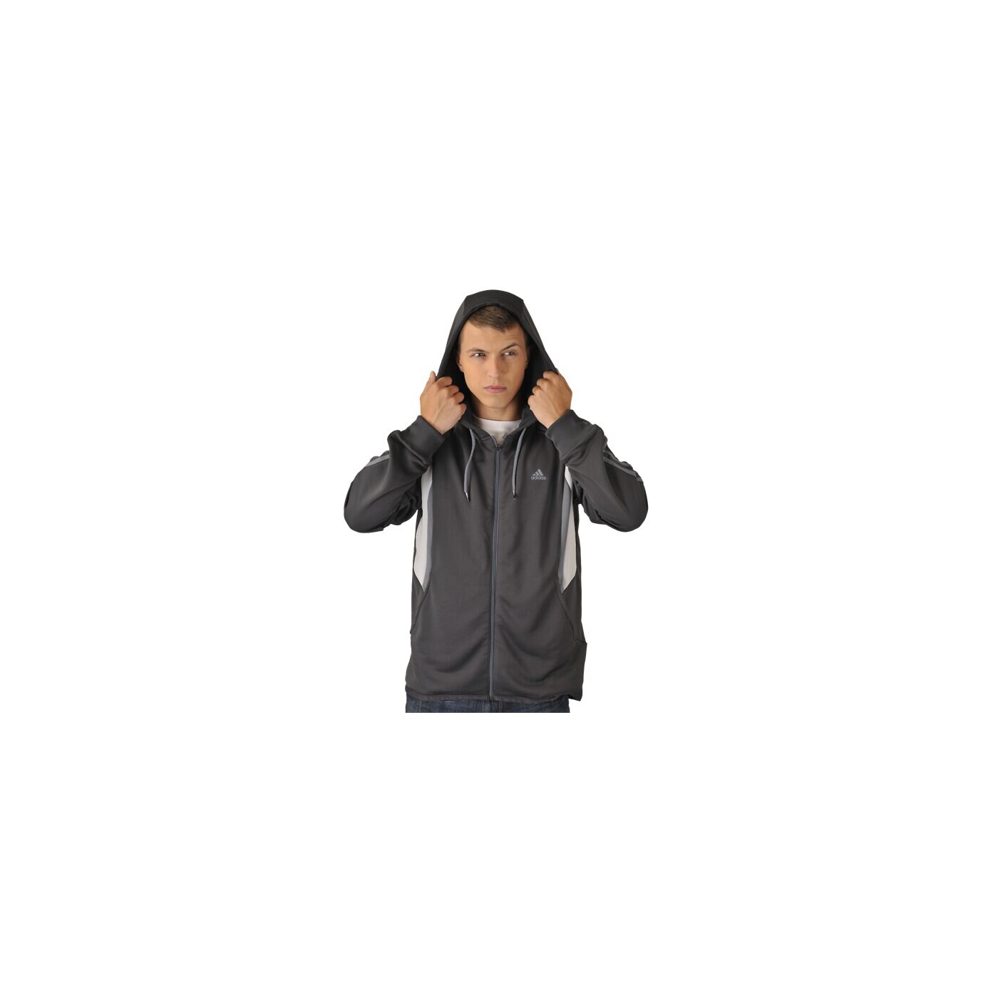 Bluza męska ADIDAS BLUZA CLIMA   QRT FULLZIP HOOD v36122 kolor czarny