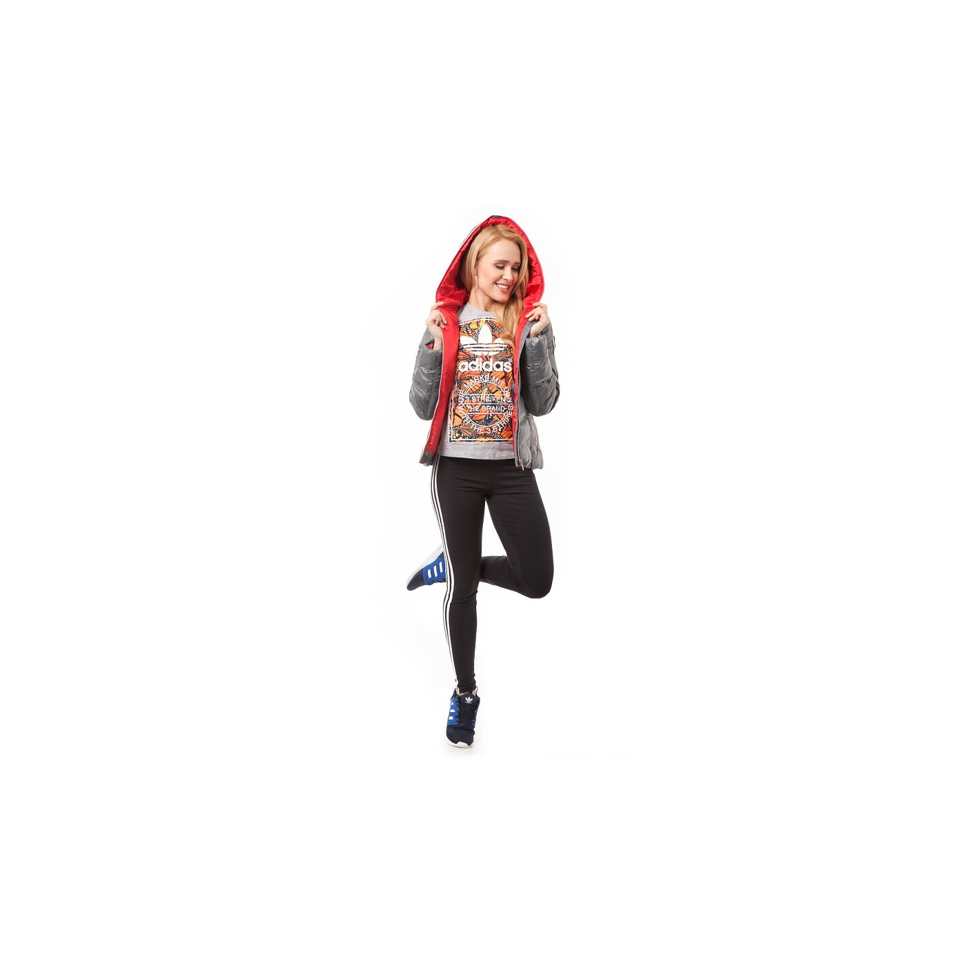 Kurtka zimowa damska FEEWEAR  KURTKA LOWA fw34pkud02002 kolor szary