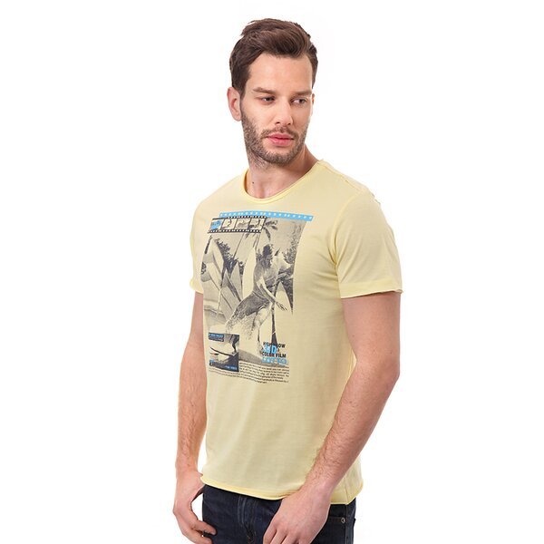 Koszulka męska LOTTO T-SHIRT T-SHIRT DARKO q9552 kolor żółty