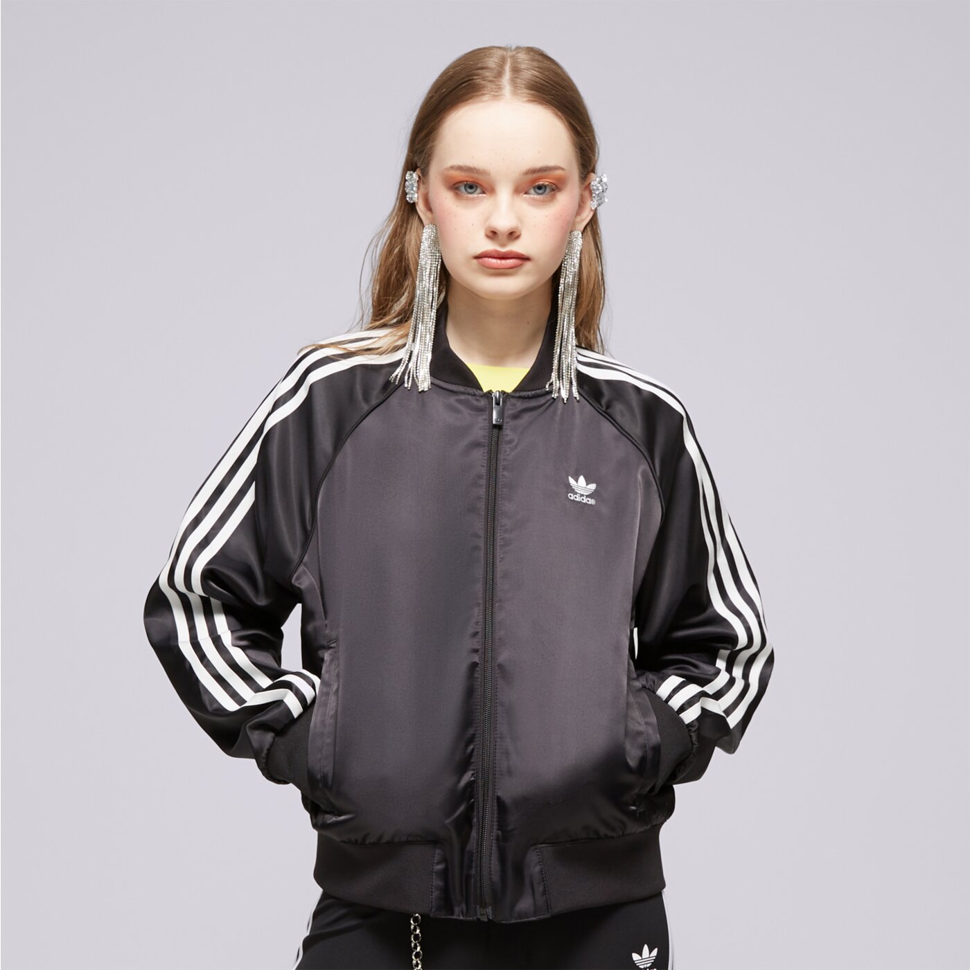 Bluza damska ADIDAS BLUZA SST BLOUSON iu2533 kolor czarny