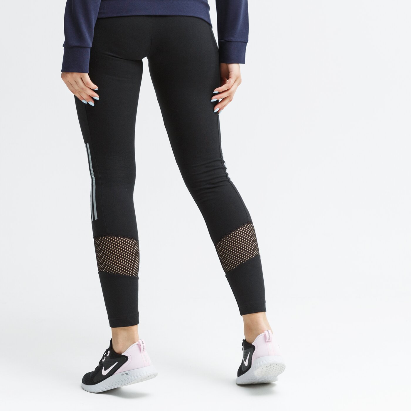 Spodnie dresowe damskie ADIDAS LEGGINGS W MO COOL eh6465 kolor czarny