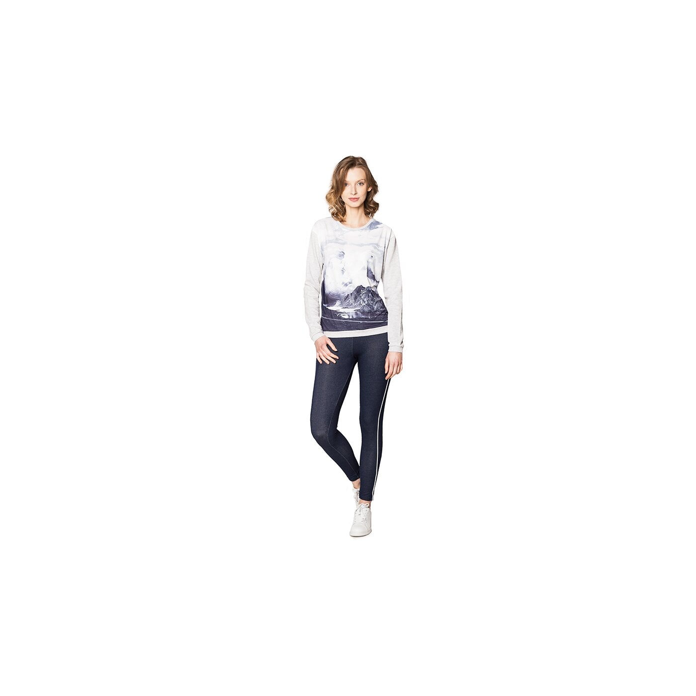 Spodnie dresowe damskie FEEWEAR SPODNIE KARL fw16spd33001 kolor granatowy