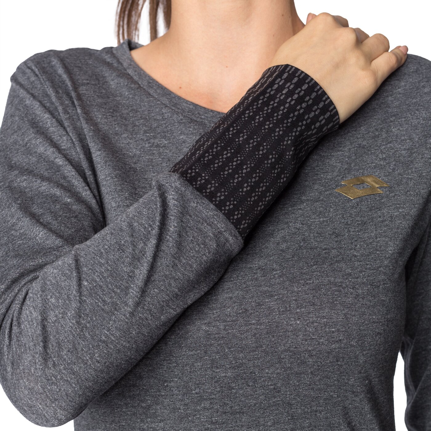 Koszulka damska LOTTO LONGSL INDY II TEE LS W s2869 kolor szary