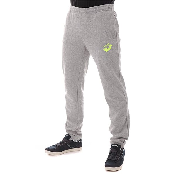 Spodnie dresowe męskie LOTTO SPODNIE PANTS SIMON FL CUFF q6332 kolor szary