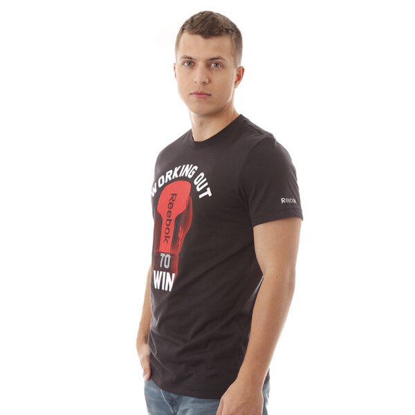 Koszulka męska REEBOK T-SHIRT BOXING REEBOK T z78582 kolor czarny
