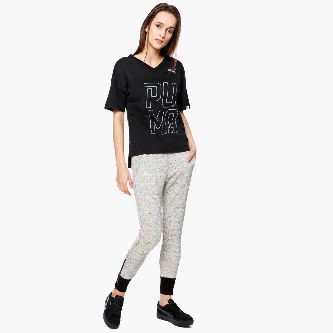 Spodnie dresowe damskie FEEWEAR SPODNIE LUNA fw17spd29001 kolor szary