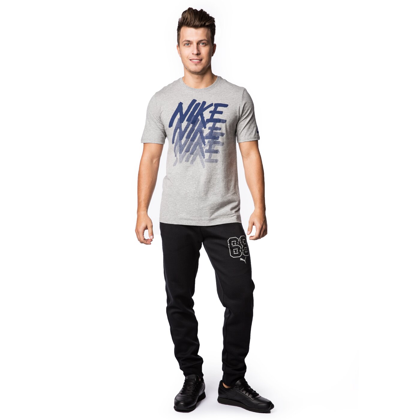 Spodnie dresowe męskie PUMA SPODNIE BLAZE 83835501 kolor czarny