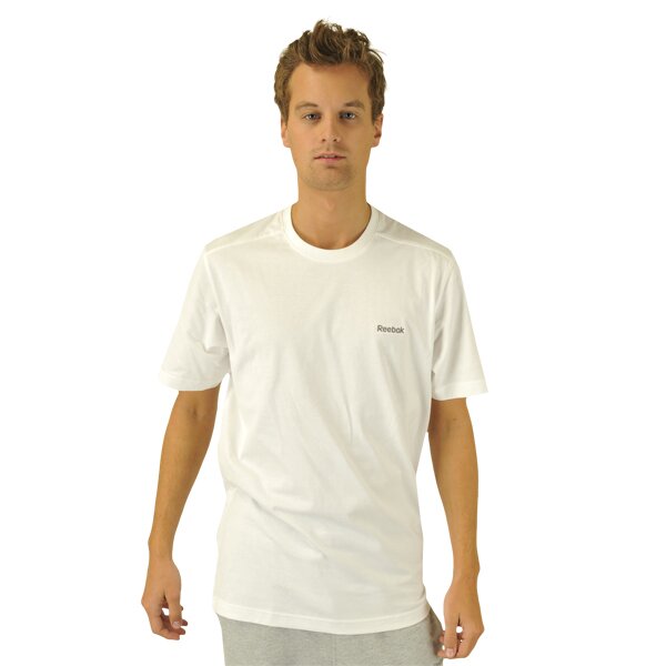 Koszulka męska REEBOK T-SHIRT CORE SS T WHITE w07694 kolor biały