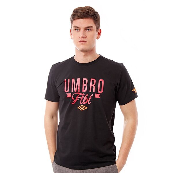 Koszulka męska UMBRO T-SHIRT GRPHC FTBL TEE 62513u060 kolor czarny