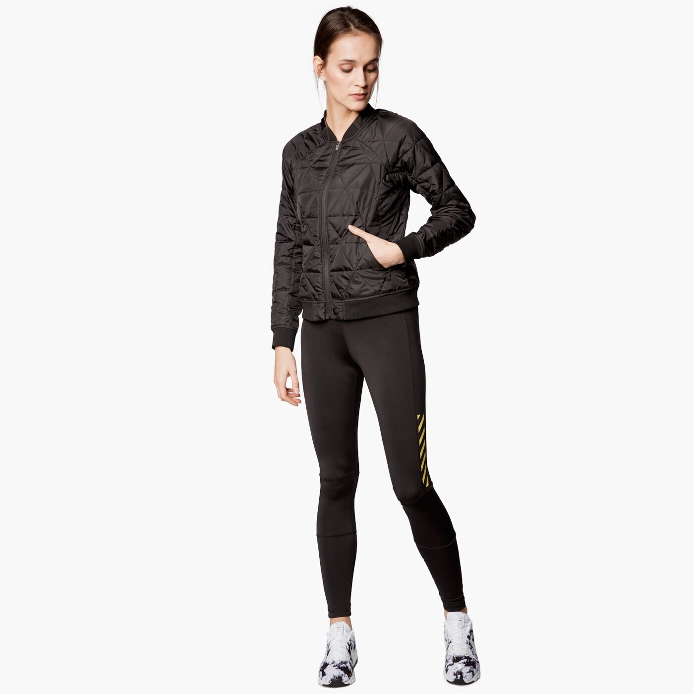 Kurtka przejściowa damska UMBRO KURTKA AMARILLO ul17kud03001 kolor czarny