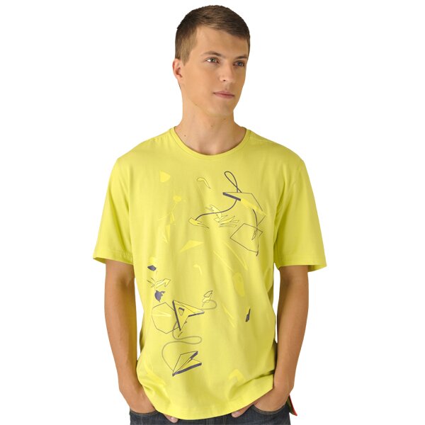 Koszulka męska ADIDAS T-SHIRT ADIS GRAPHICTEE v36802 kolor żółty