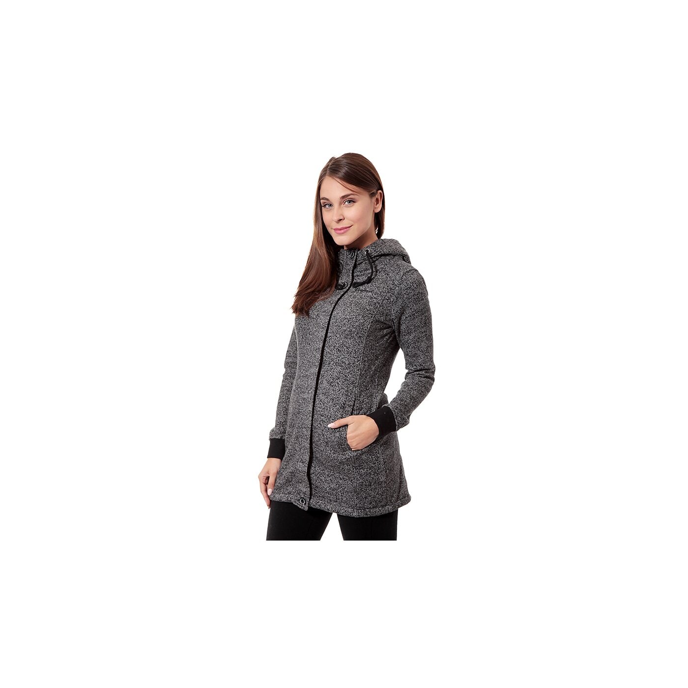 Bluza damska CONFRONT BLUZA MAKI cfv34bld01001 kolor szary