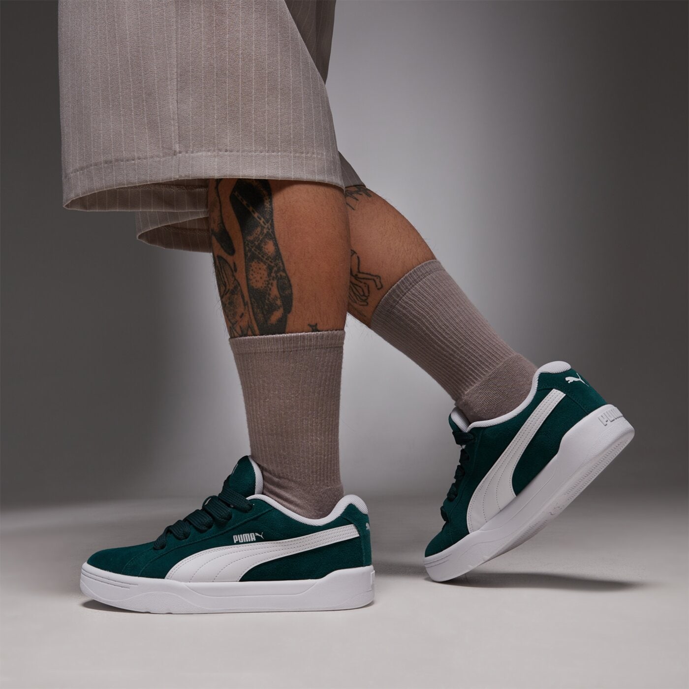 Buty sportowe męskie PUMA PARK LIFESTYLE EASY SD 40070704 kolor zielony