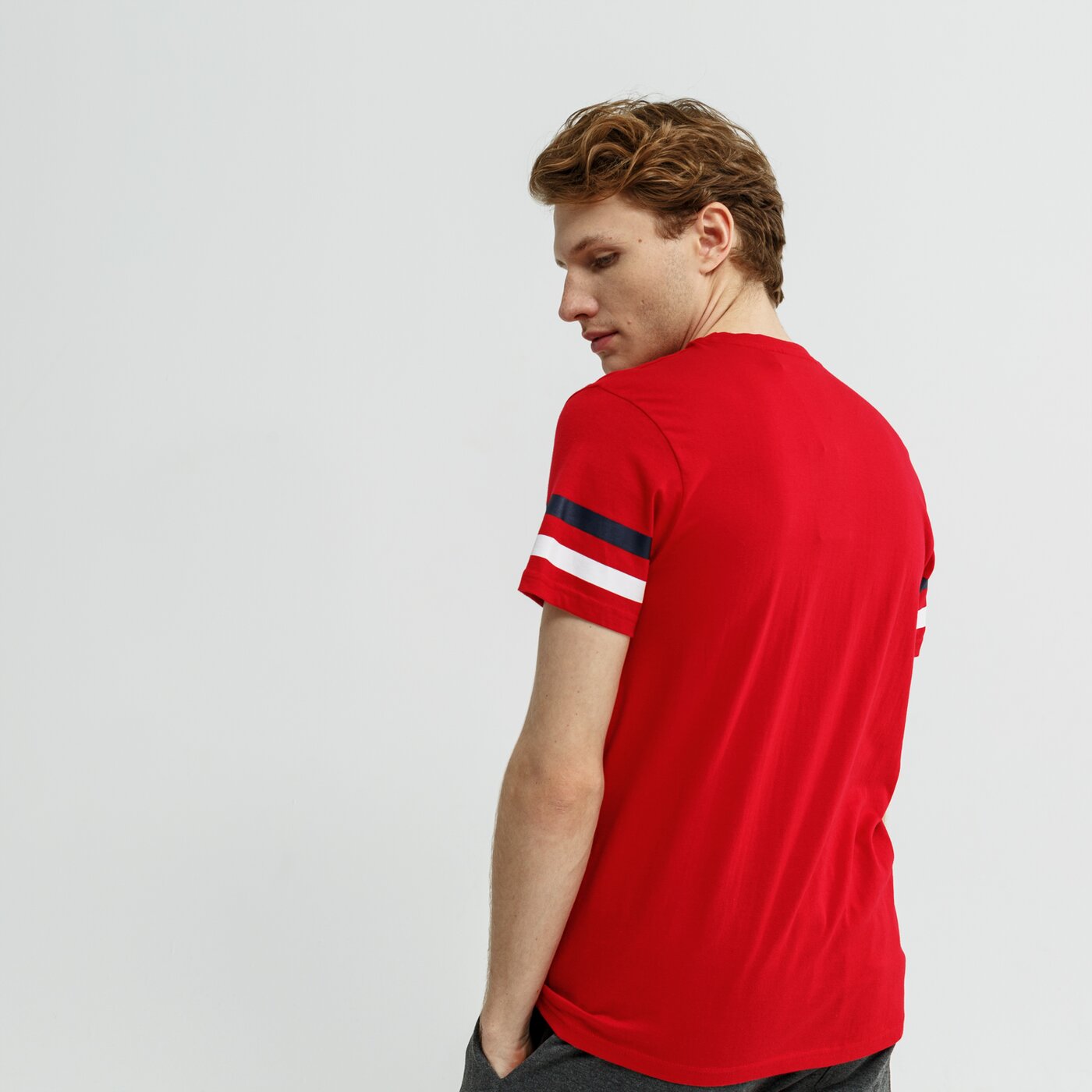 Koszulka męska LONSDALE T-SHIRT SS DOLLAND 1139162000 kolor czerwony