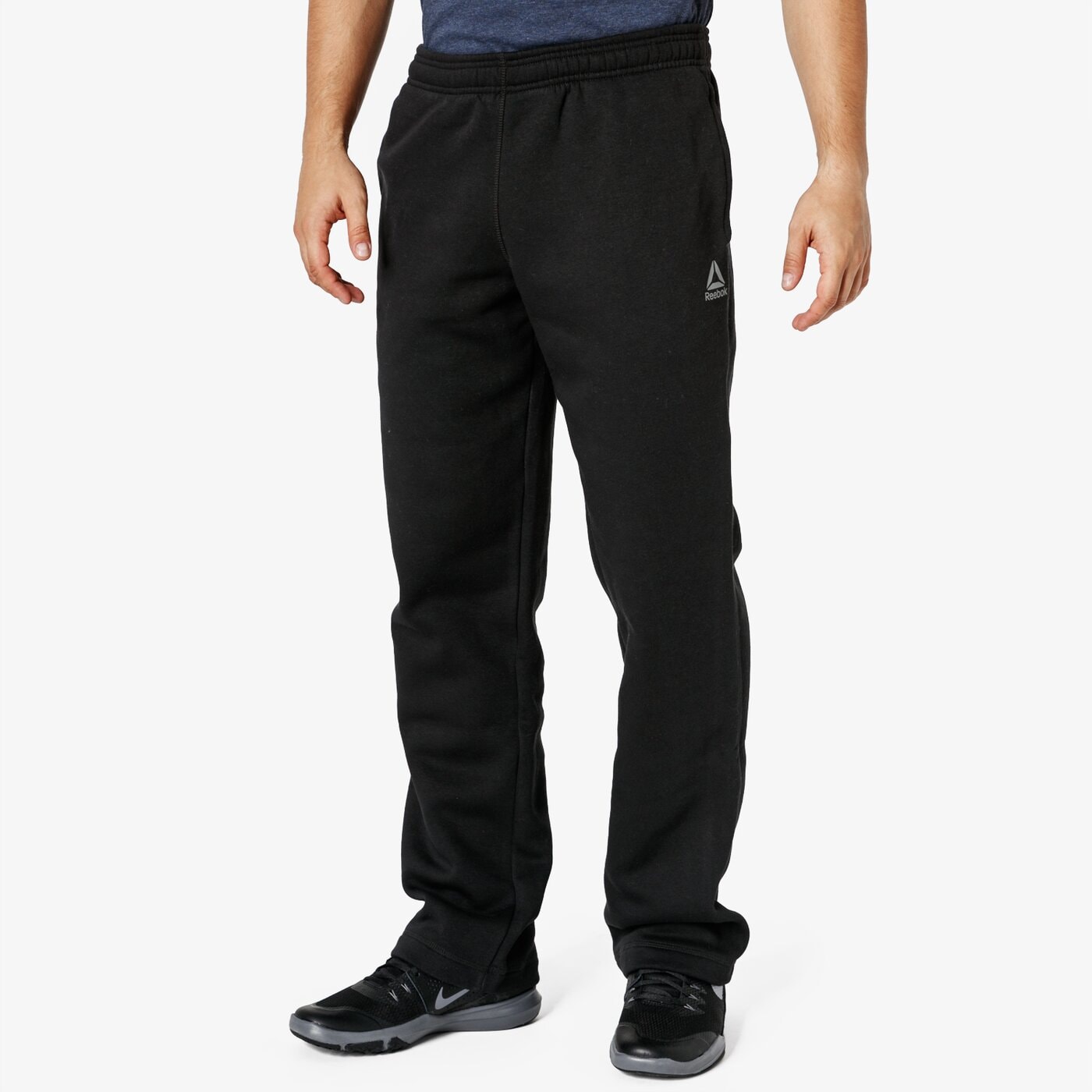 Spodnie dresowe męskie REEBOK SPODNIE EL FLC OH PNT cy4860 kolor czarny