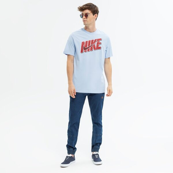 Koszulka męska NIKE T-SHIRT M NSW 12 MO SWSH/NK BLK dn5252-548 kolor niebieski