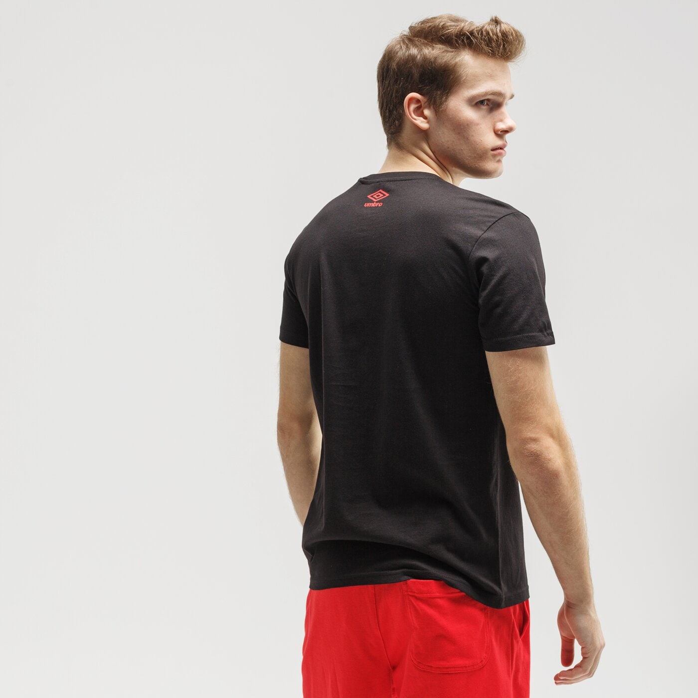 Koszulka męska UMBRO T-SHIRT SHANE ul120tsm23001 kolor czarny