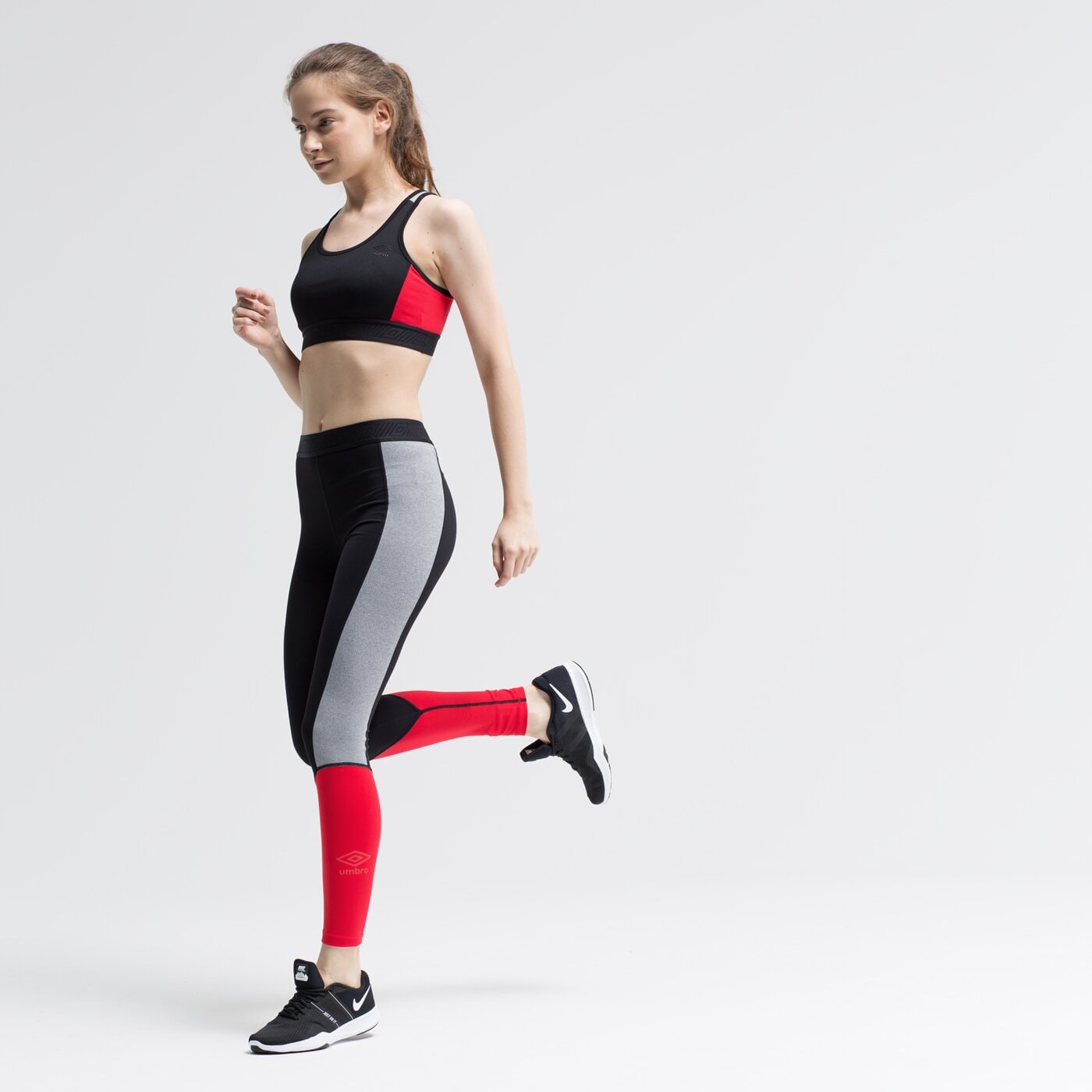 Spodnie dresowe damskie UMBRO LEGGINGS KIRIN ul39spd11001 kolor multicolor