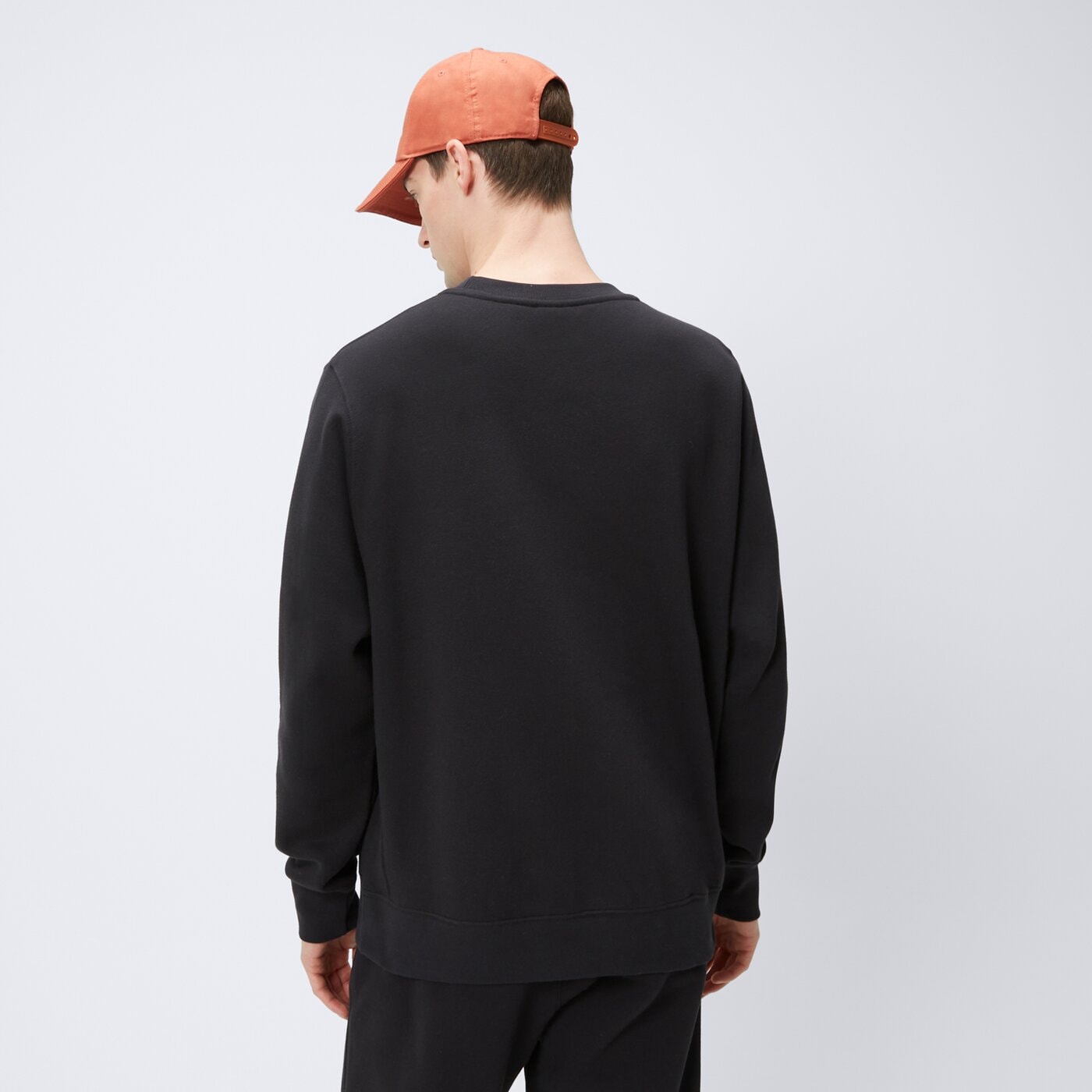 Bluza męska NIKE BLUZA M NSW CLUB DT CREW BB ESSENTIALS dq8383-012 kolor czarny