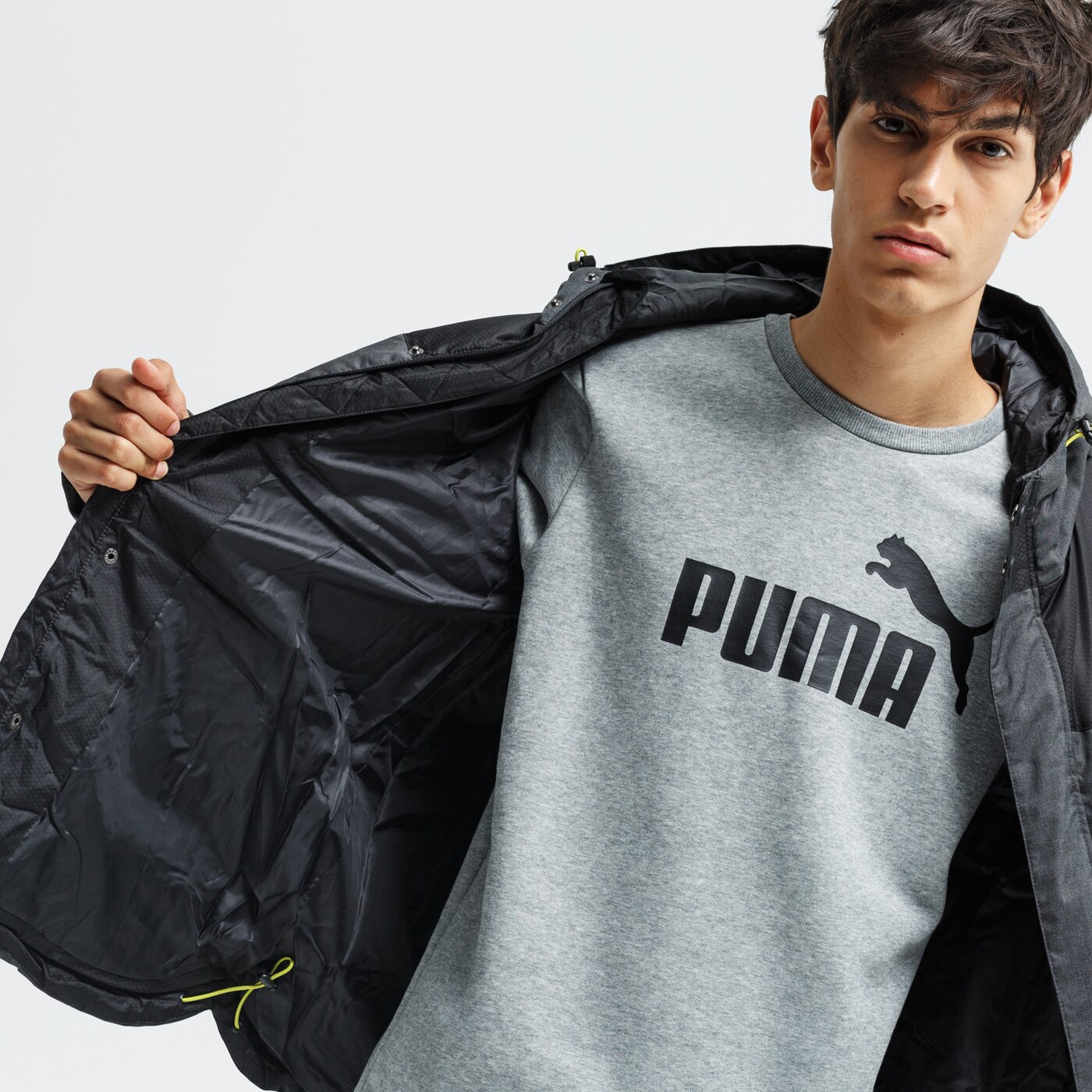 Kurtka zimowa męska UMBRO KURTKA ZIMOWA ALEC ul39kum01001 kolor szary