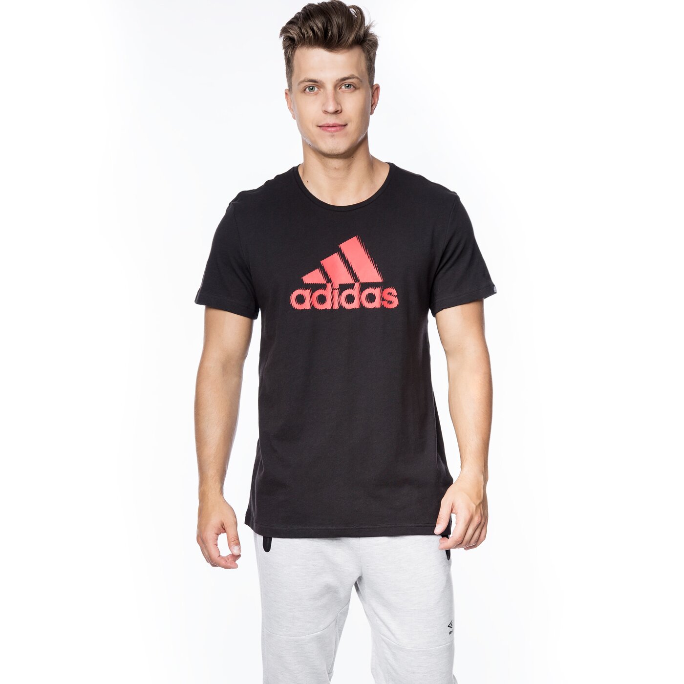 Koszulka męska ADIDAS T-SHIRT ADI PACK 2IN1 ay7235 kolor czerwony