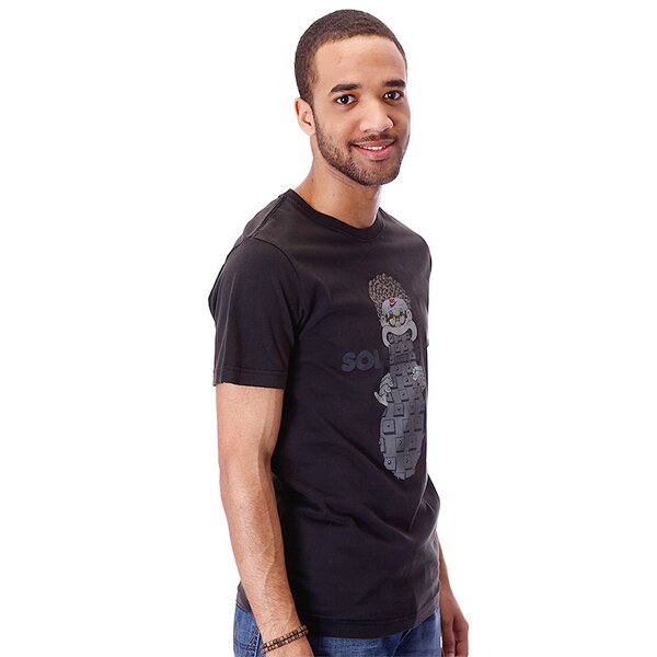 Koszulka męska NIKE T-SHIRT RU SOLE FOOD TEE 531139010 kolor czarny