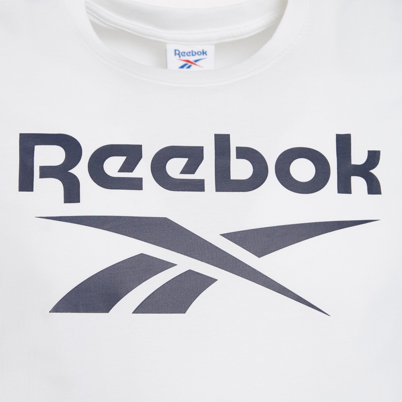 Koszulka męska REEBOK T-SHIRT CHAD BIG LOGO CREW NECK SS TEE 100240898 kolor biały
