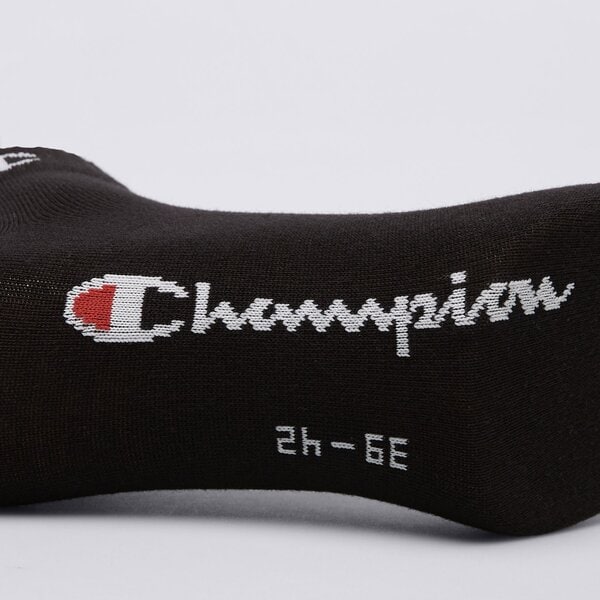 Skarpetki damskie CHAMPION SKARPETY 3PK QUARTER u20099kk001 kolor czarny