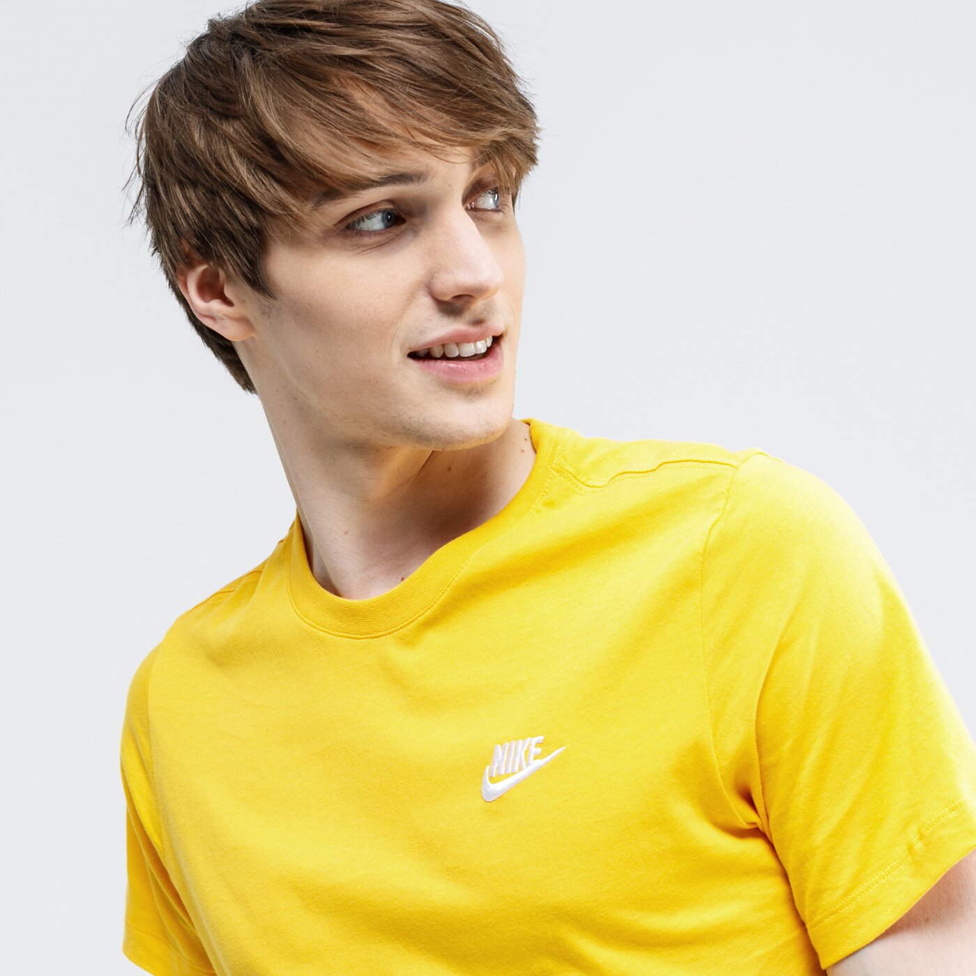 Koszulka męska NIKE T-SHIRT SPORTSWEAR JDI ar4997-739 kolor żółty