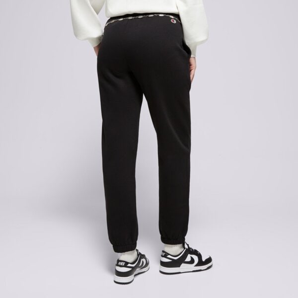 Spodnie dresowe damskie CHAMPION SPODNIE ELASTIC CUFF PANTS 117583kk001 kolor czarny