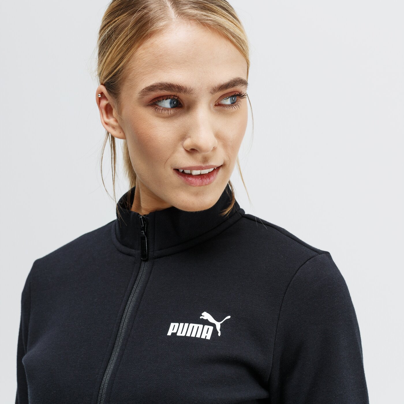 Bluza damska PUMA BLUZA AMPLIFIED FZ FL 58047301 kolor czarny