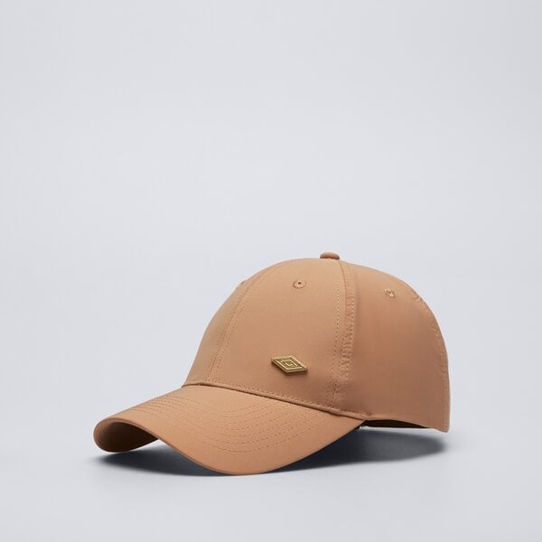 Czapka z daszkiem damska UMBRO CZAPKA CZAPKA Z DASZKIEM BROWNIE ul124cap02001 kolor brązowy