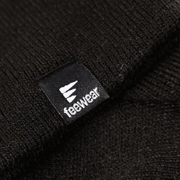 Czapka zimowa damska FEEWEAR CZAPKA BEANIE BLACK fw33cau21 kolor czarny