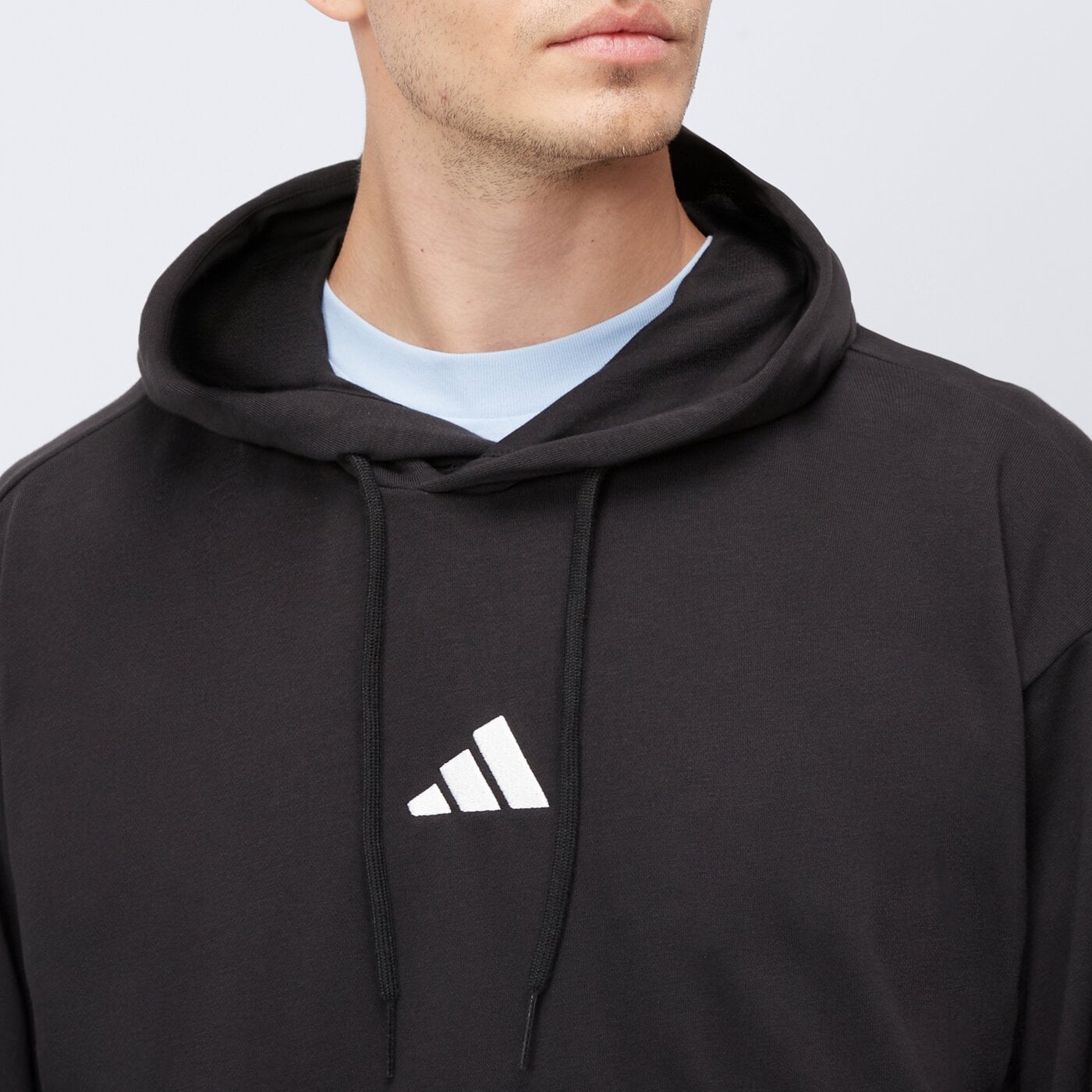 Bluza męska ADIDAS BLUZA Z KAPTUREM M FEELCOZY HD je3849 kolor czarny