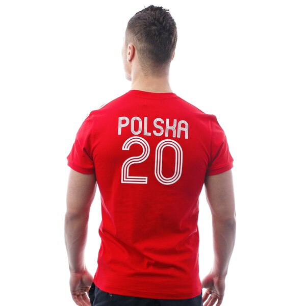 Koszulka męska ADIDAS T-SHIRT 2012 RED w46086 