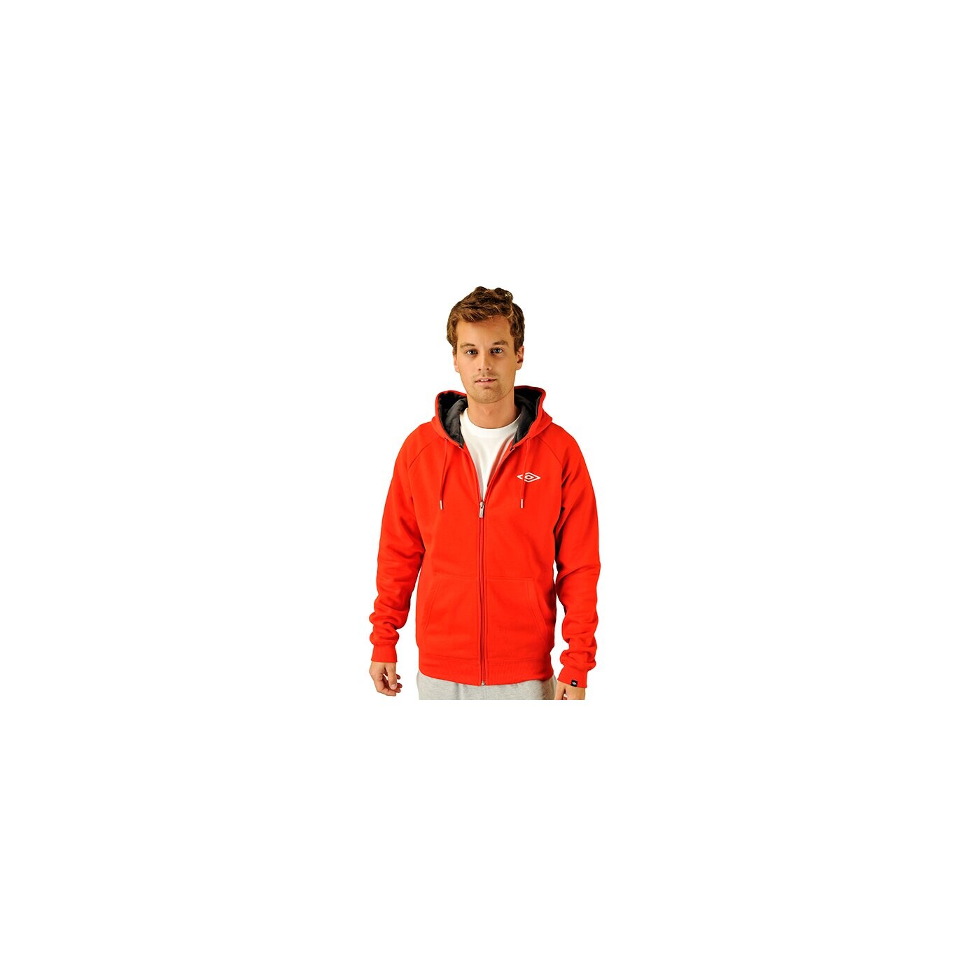 Bluza męska UMBRO BLUZA FLEECE ZIP TROUGH 60931uzmi 