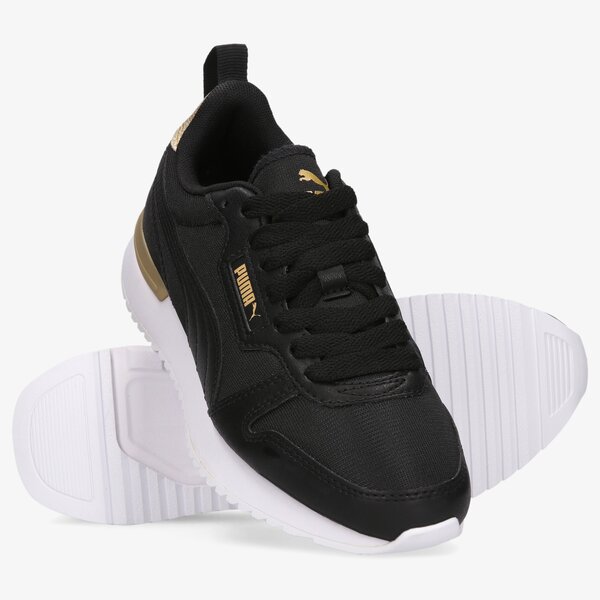 Buty sportowe damskie PUMA R78 WNS METALLIC POP 38107001 kolor czarny