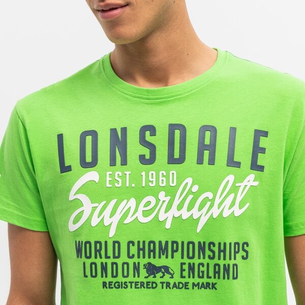 Koszulka męska LONSDALE T-SHIRT SS BREDON 1150685031 kolor zielony