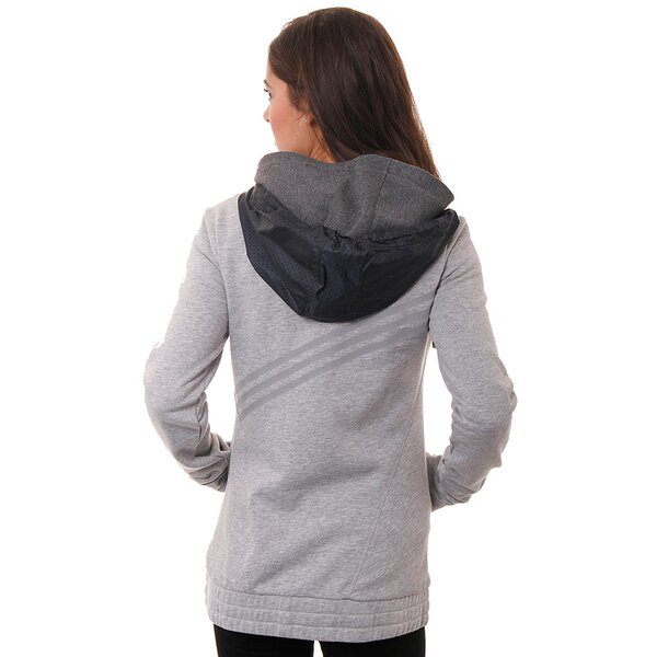 Bluza damska ADIDAS BLUZA   CC HD TRACKTOP w53071 kolor szary