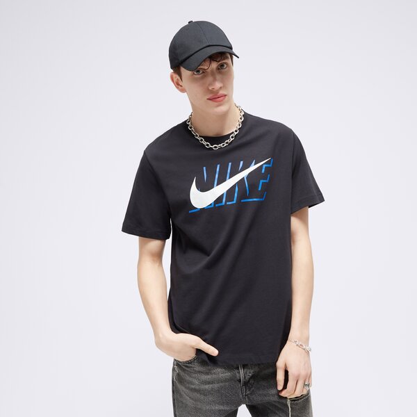 Koszulka męska NIKE T-SHIRT SS M NSW SWOOSH BLOCK dz3276-010 kolor czarny