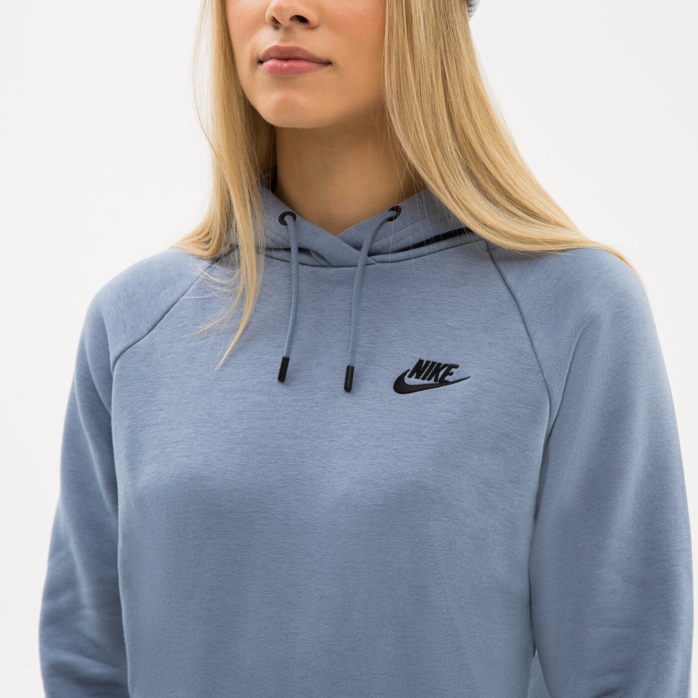 Bluza damska NIKE BLUZA Z KAPTUREM W NSW ESSNTL FLC PO dx2316-493 kolor niebieski