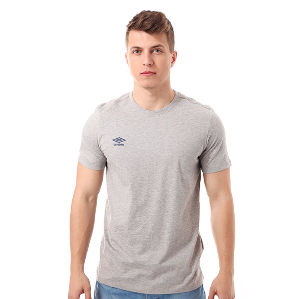 Koszulka męska UMBRO T-SHIRT SMALL LOGO CTN 62293u3ed kolor szary