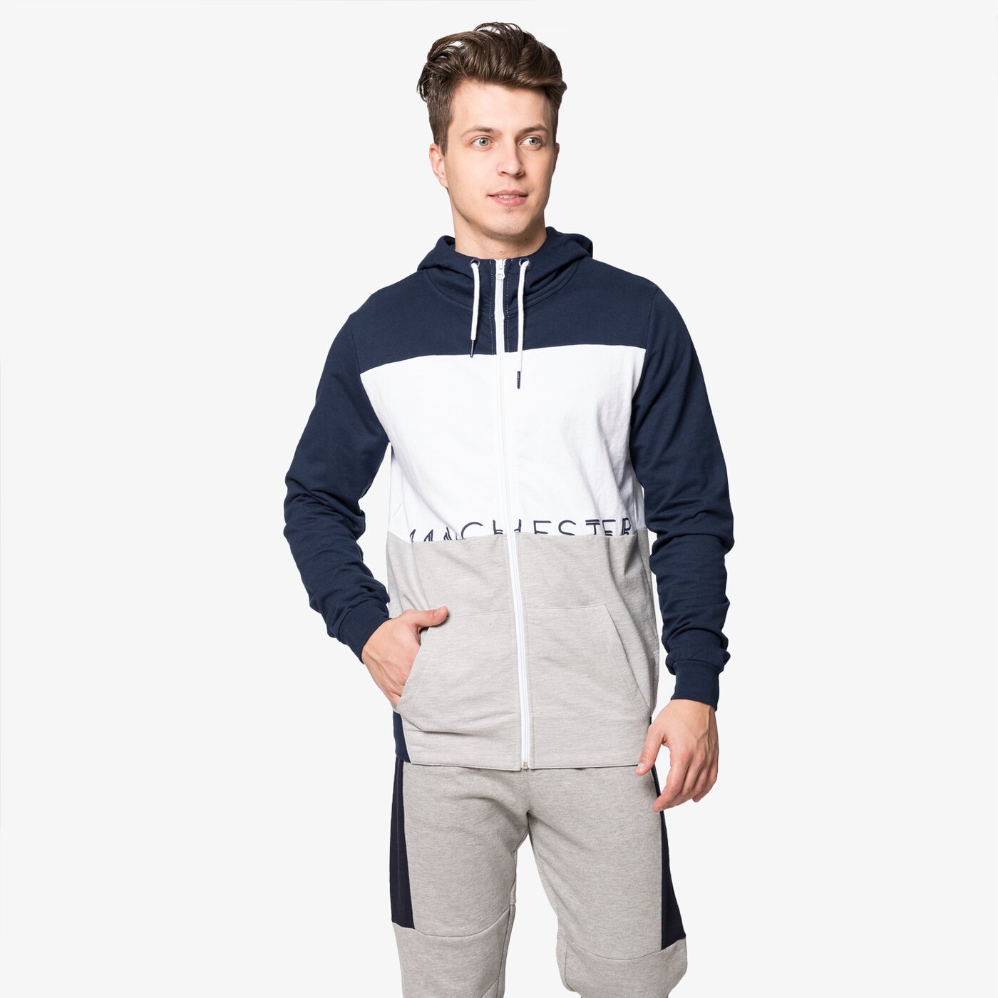 Bluza męska UMBRO BLUZA ONIX ul17blm02001 kolor niebieski