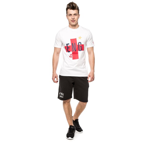 Koszulka męska UMBRO T-SHIRT GRAP ENGLAND 64186u002 kolor biały