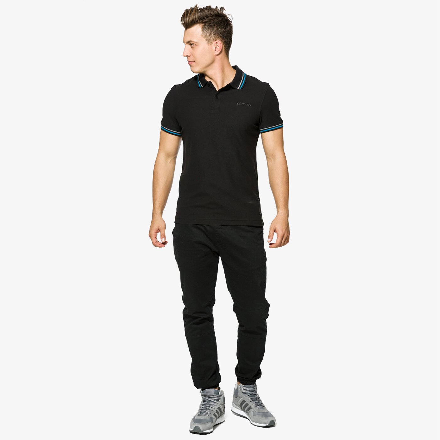 Koszulka polo męska LOTTO POLO L73 POLO PQ s9245 kolor czarny