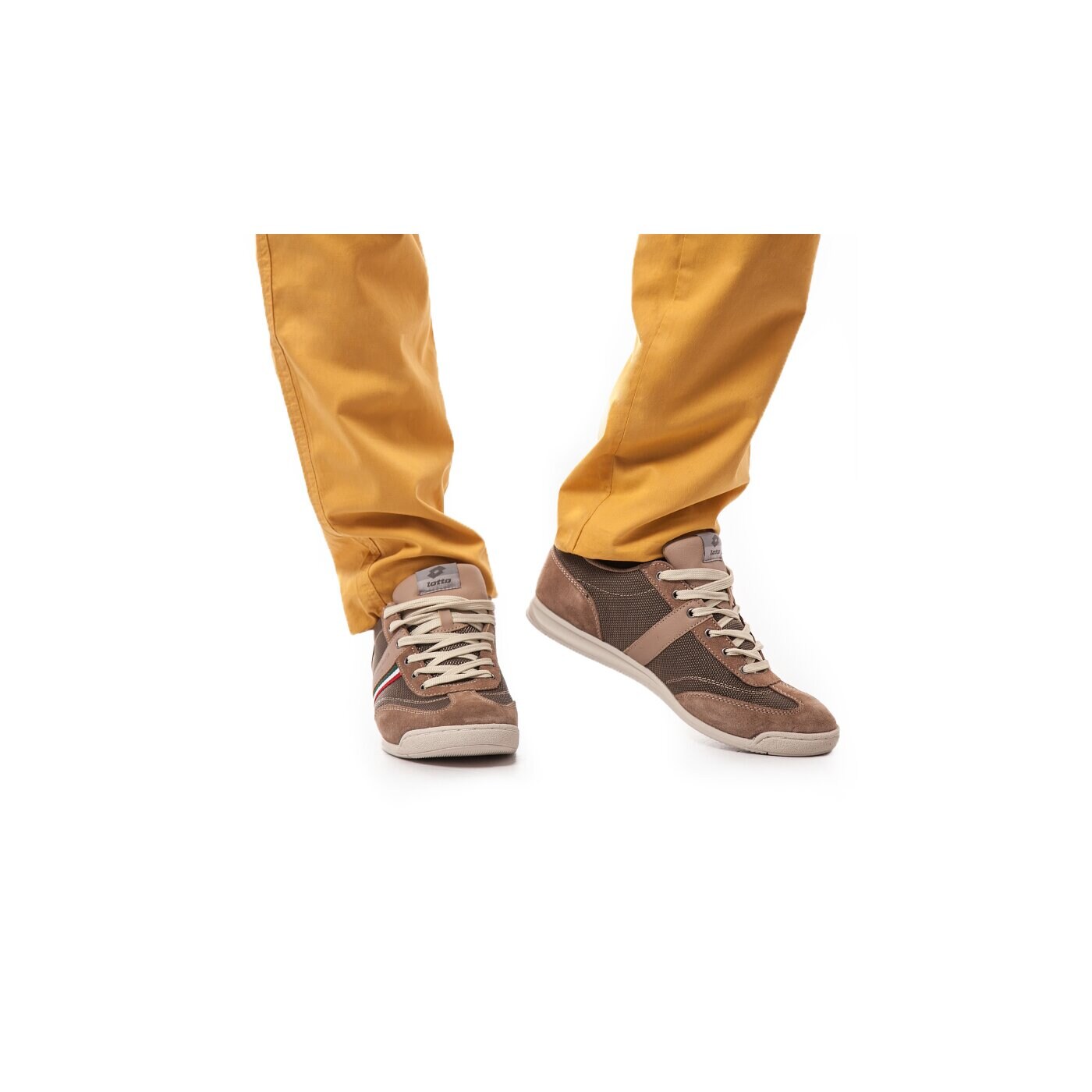 Buty sportowe męskie LOTTO GARY V r6385 kolor brązowy