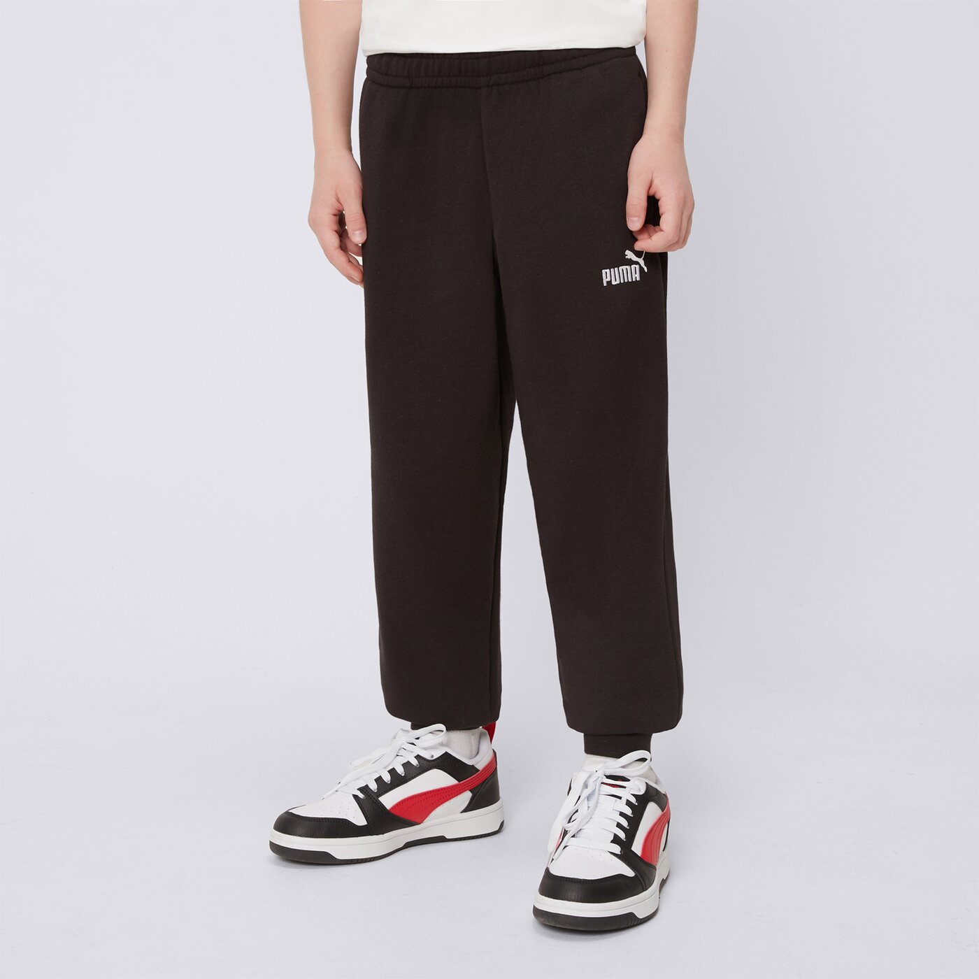 Spodnie dziecięce PUMA SPODNIE ESS NO. 1 LOGO TR PS 684914 01 kolor czarny