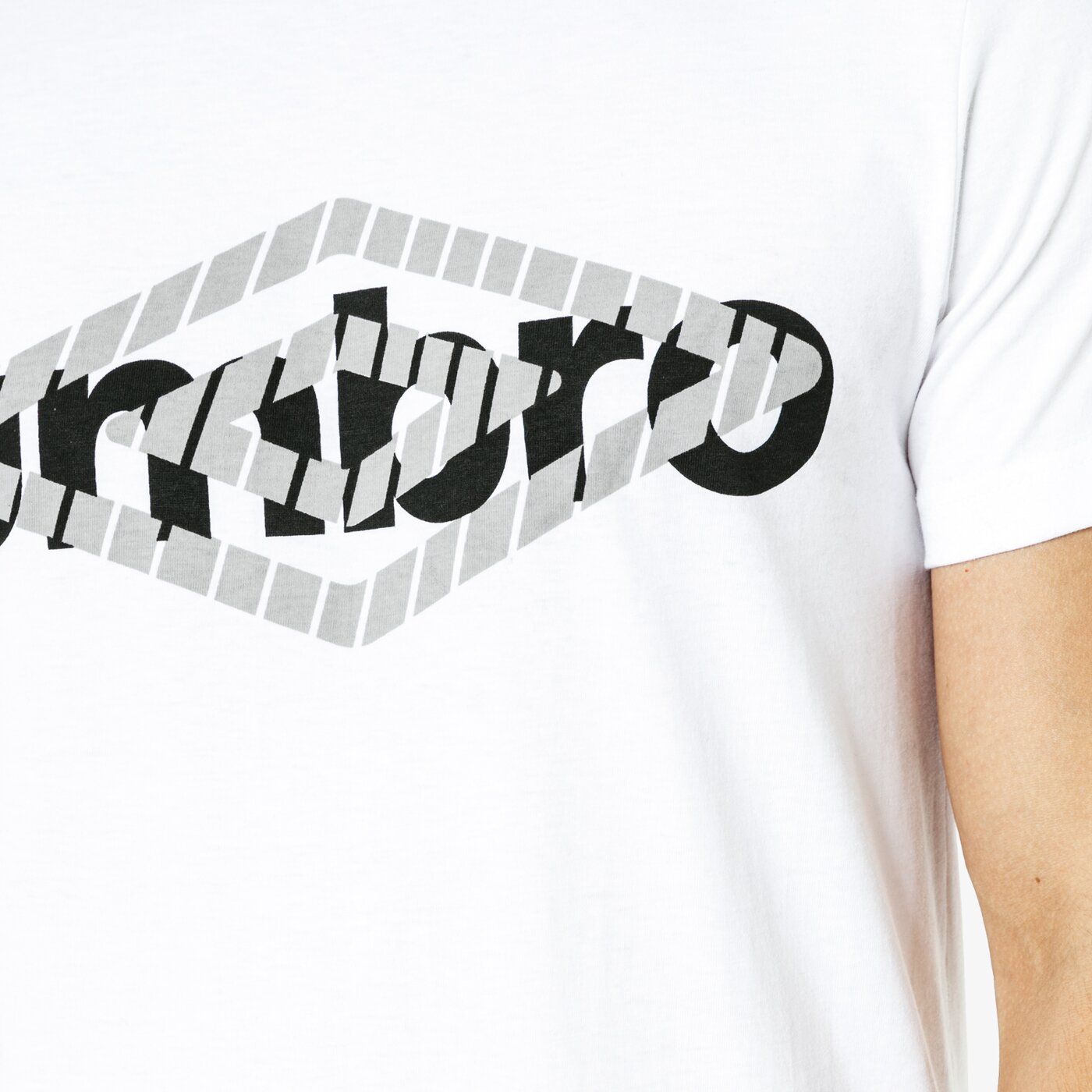 Koszulka męska UMBRO T-SHIRT SS HEFTY ul38tsm41002 kolor biały